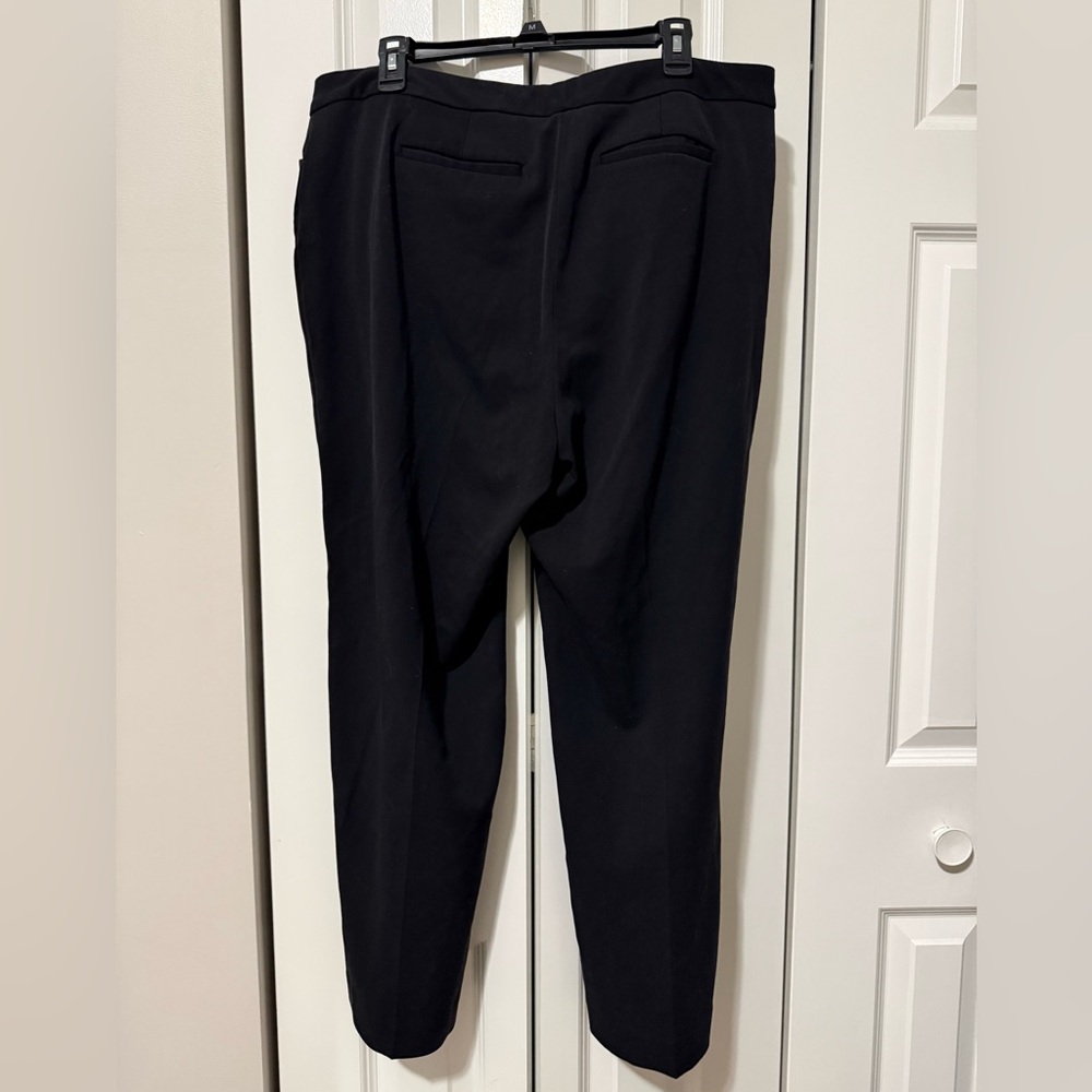 Classic Minimalist Black Slacks - Charter Club (Size 16WP) - Picture 6 of 6